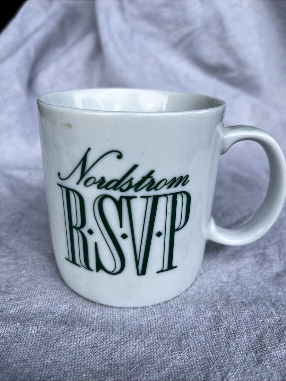 Vintage Nordstrom RSVP Mug Rare Department Store Memorabilia